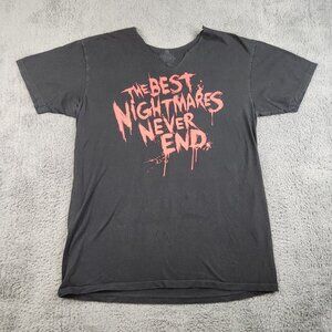 Halloween Horror Nights 2017 Shirt Mens Extra Large Black Crew Neck Short Sleeve